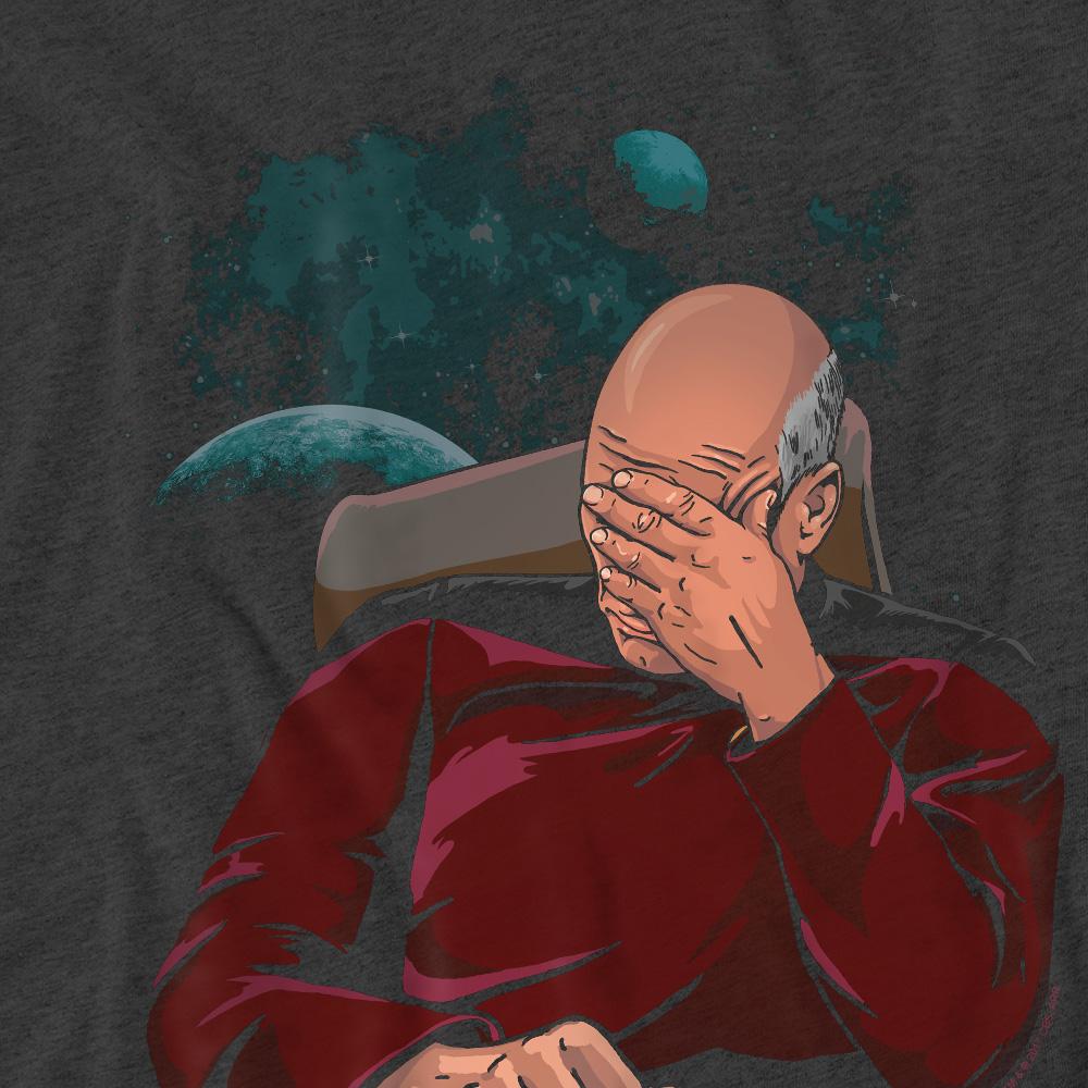 Star Trek Unisex Adult Facepalm T-Shirt