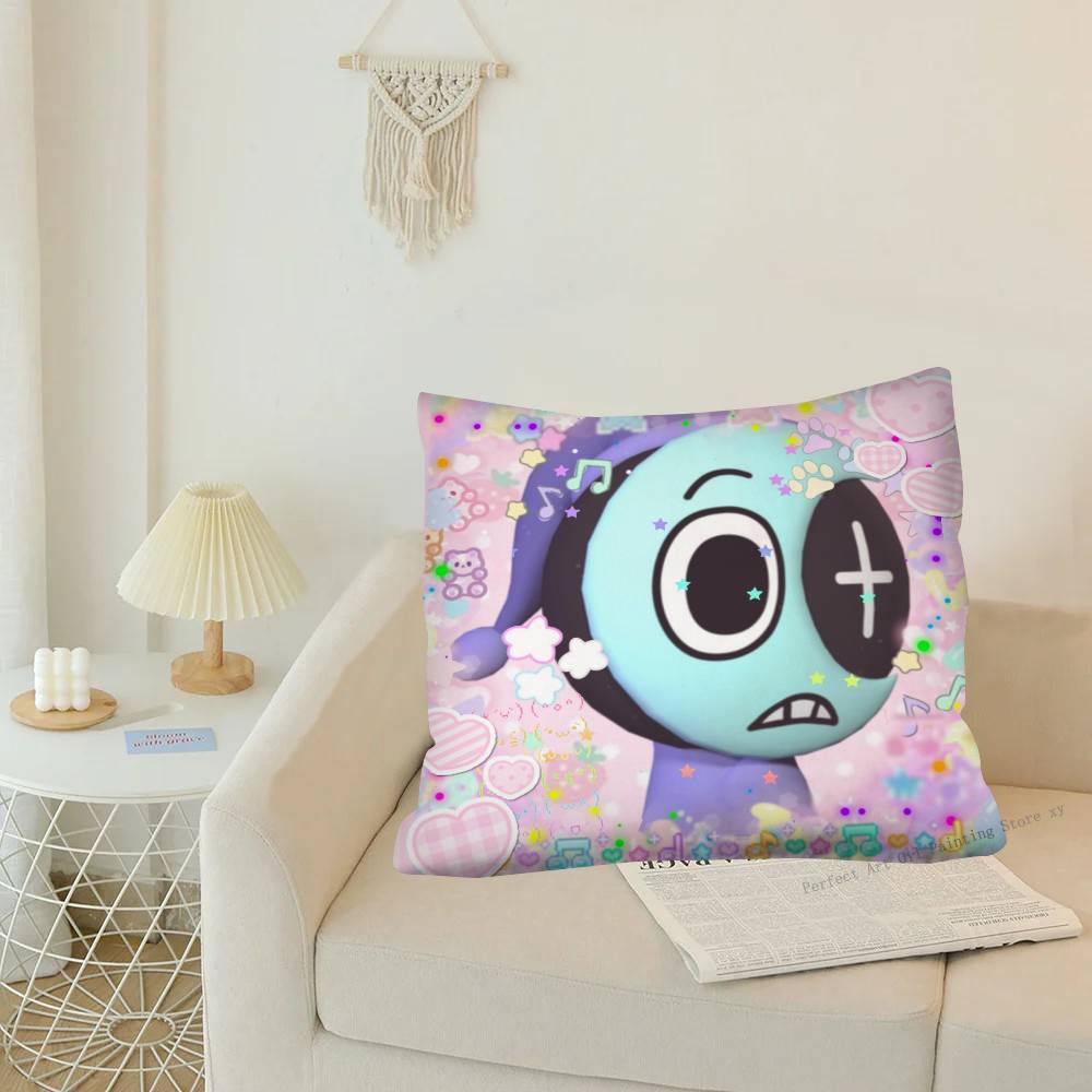 1Pc D-Dandys W-World Goob Bassie Astro Pillow Case Fashion Square Pillowcase Bedroom Sofa Room Ins Decoration Leisure