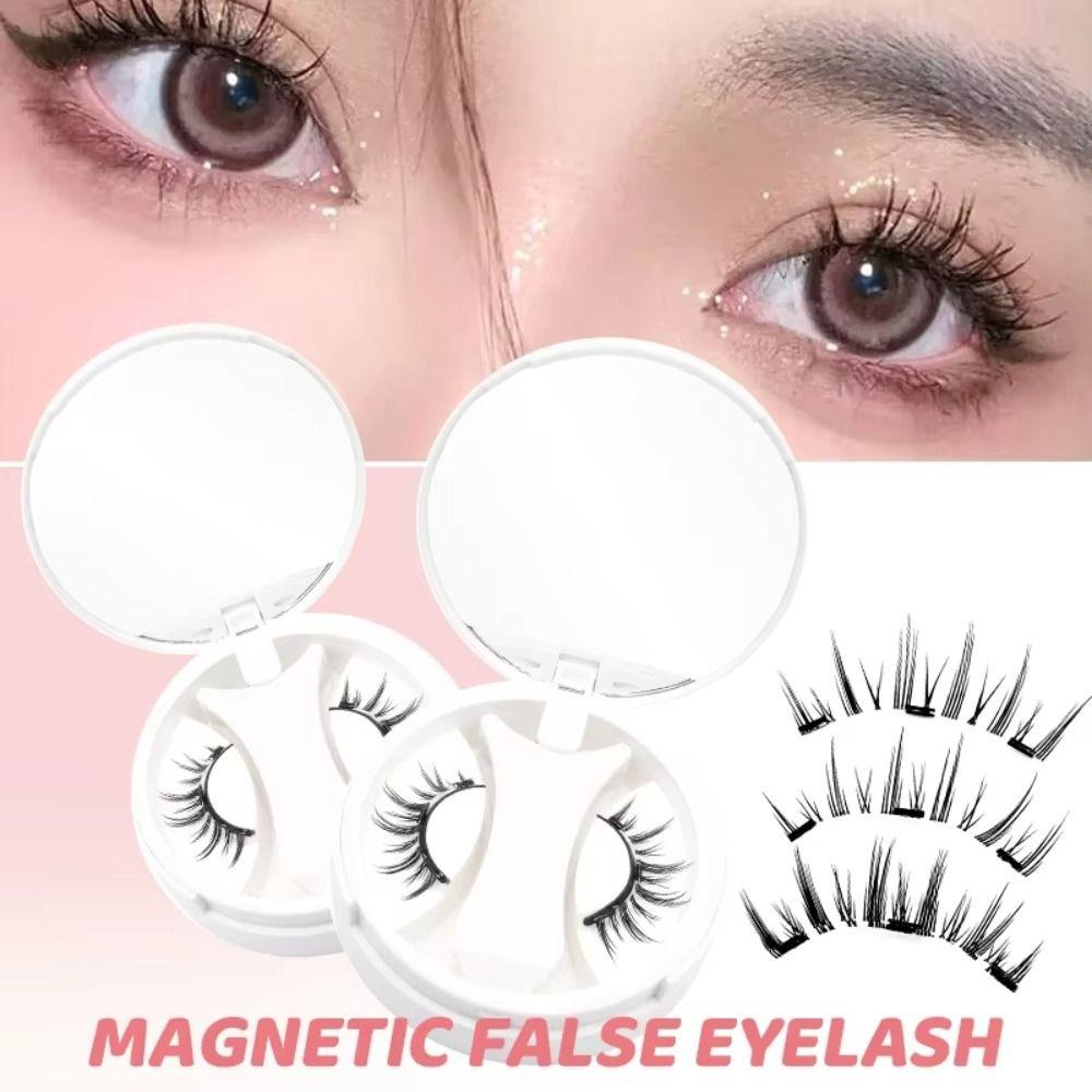 No Glue Required Magnetic Eyelashes with Applicator Magnetic False Eyelashes  Women Girls