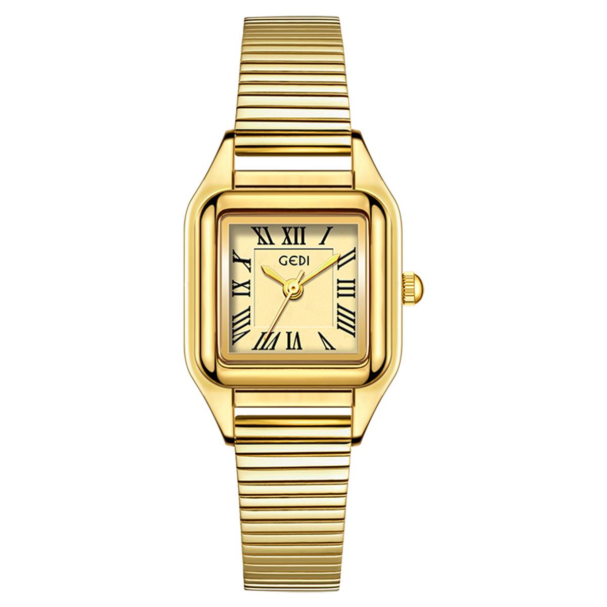 

Small Exquisite Steel Belt Watch Retro Light Luxury Niche High Value Women S Quartz Watch