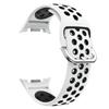 Multi-Hole Dual Color Silicone Strap for Samsung Galaxy Watch8 Classic 46mm/Watch8 40mm/44mm Breathable Watch Band