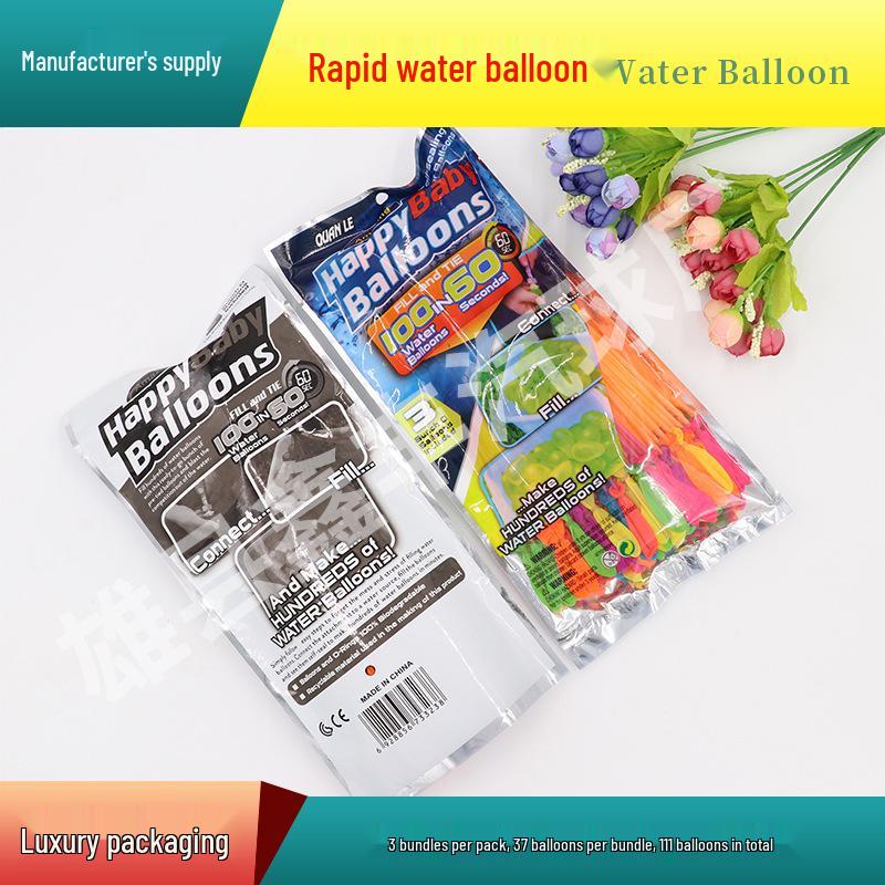 Quick-Fill Small Water Balloons – Summer Toy for Kids' Birthday Play and Water Fights