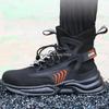 Fashion Fashion Work Safety Boots Men's Working Shoes Steel Toe Kevlar Puncture Proof Work Sneakers Men Safety Shoes High Top Work Boots