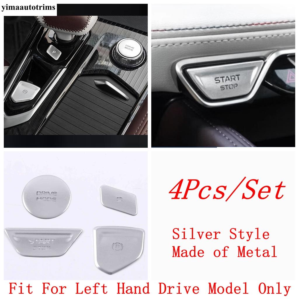 Start Stop Button Sequ / Auto P Gear Shift Panel Stickers Cover Trim Red Accessories For Geely Monjaro Kx11 Manjaro 2024