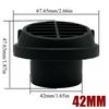 2X 42mm/60mm/75mm/90mm Warm Heater Parking Heater Air Vent Car Heater Ducting Duct Air Outlet Black For Webasto Truck Auto Parts