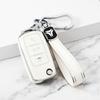 Silver Tpu Auto Key Fob Cover Case Fit For Volkswagen Vw Polo Golf Passat Tiguan Beetle Caddy T5 Up Eos Skoda Octavia Seat Leon Altea