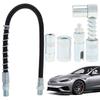 Grease Sprayer Lubrication Tips Hose Set Quick Connect Greasing Hose Extension Carbon Steel Precision-Fitting Accessories For