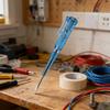 Blue Clear Flathead Voltage Tester Pen Measure 100-500V With Auto Test Function For Electricians Polarity Detection