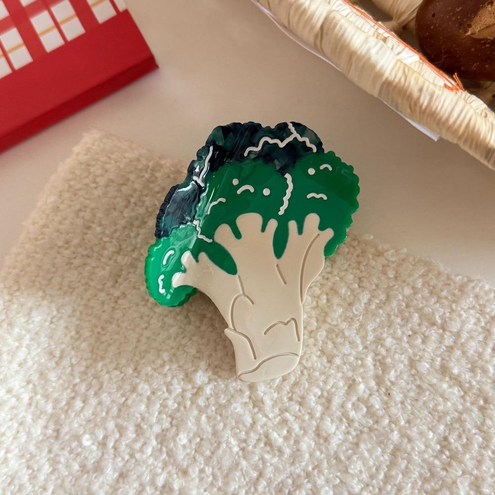 Sweet Vegetable Hair Clip Cute Acetic Acid Claw Clip Creative Fruit Shark Clip Daily