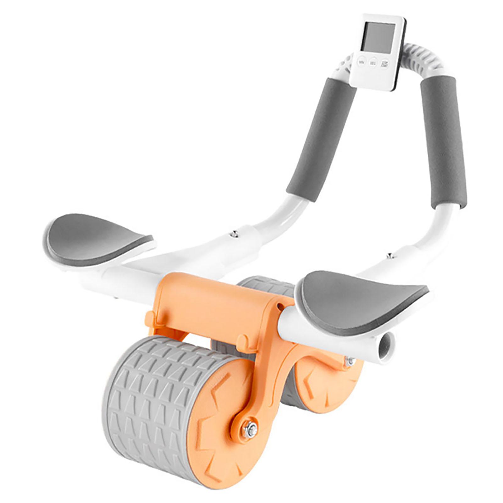 Ab Abdominal Exercise Roller Wheel For Men Women Training Fitness Aid Abs Roller Wheel Core Exercise Equipment Orange #1