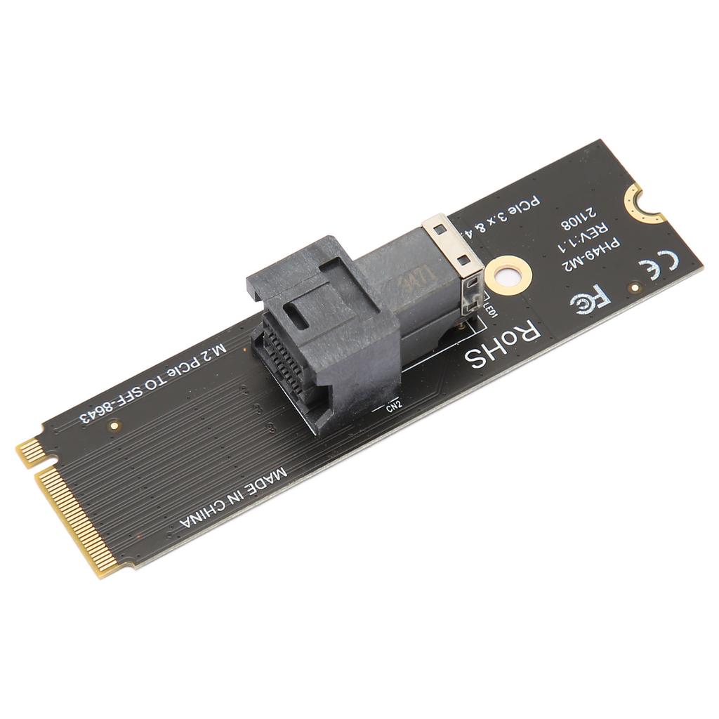 M.2 PCIE 4.0 To SFF8643 U2 Adapter M.2 NVME To SFF 8643 Adapter with SFF8643 To SFF8639 Adapter Cable