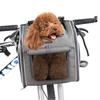 Hunde Fahrradkorb, Erweiterbarer Weichwand Haustiertrage Rucksack mit 4 offenen Türen, Zusammenklappbarer Hunde Fahrradträger 15 lbs Weichwand Do