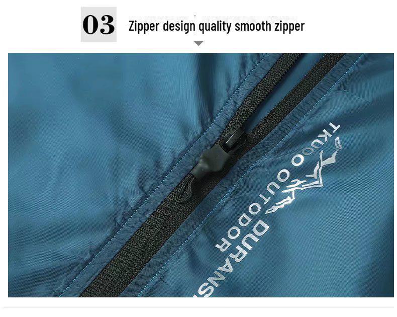 Sonnenschutzjacke aus Eisseide für den Sommer für Herren und Damen – trendig, leicht, atmungsaktiv, perfekt für Freizeitaktivitäten im Freien und zum Angeln.