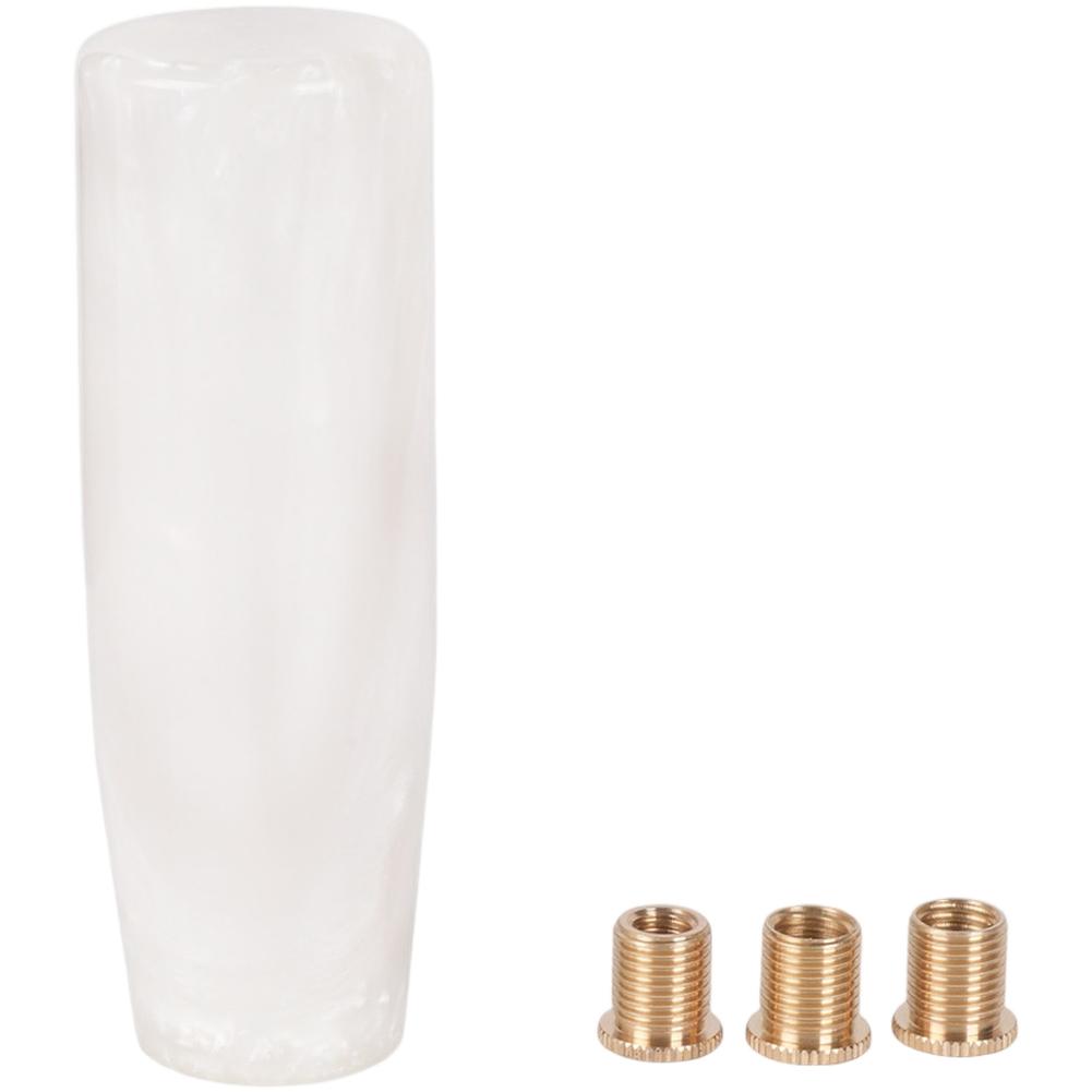 

12cm Resin Gear Shift Knob For Manual Transmission Adapter Extension Compatible with Multiple Vehicle Models Easy Setup белый