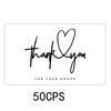 50pcs Thank You For Supporting My Business Cards,Small Customer Appreciation Card for Shop, Online Retailers, Business Supplies