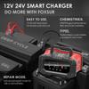 12V/24V 20A Car Motorcycle Battery Charger Fully Automatic Smart Charger 300W Car Battery Charger Pulse Repair for AGM GEL WET