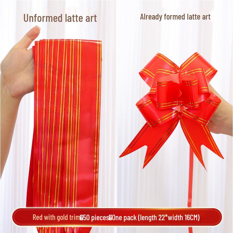 Rural Wedding Décor Set: Quilt, Trousseau, Car Ribbons & Room Decorations