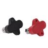 2PCS Durable 5/16" Posts Battery Terminal Block Red & Black 12V 24V Power Distribution Block M8 Connector Set Truck