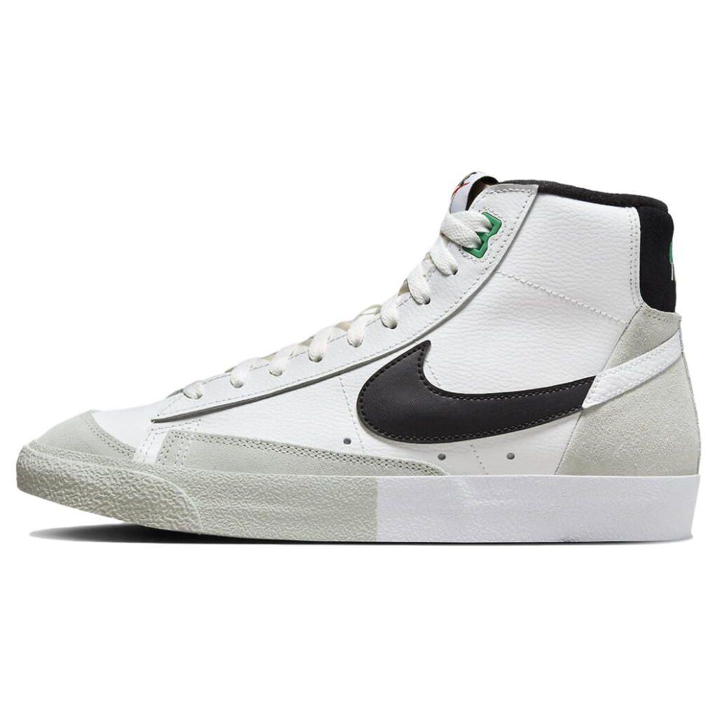 Nike Blazer Mid 77 SE Split - White Black Men Sneakers Summit-White Light-Silver Stadium-Green DZ2542-100