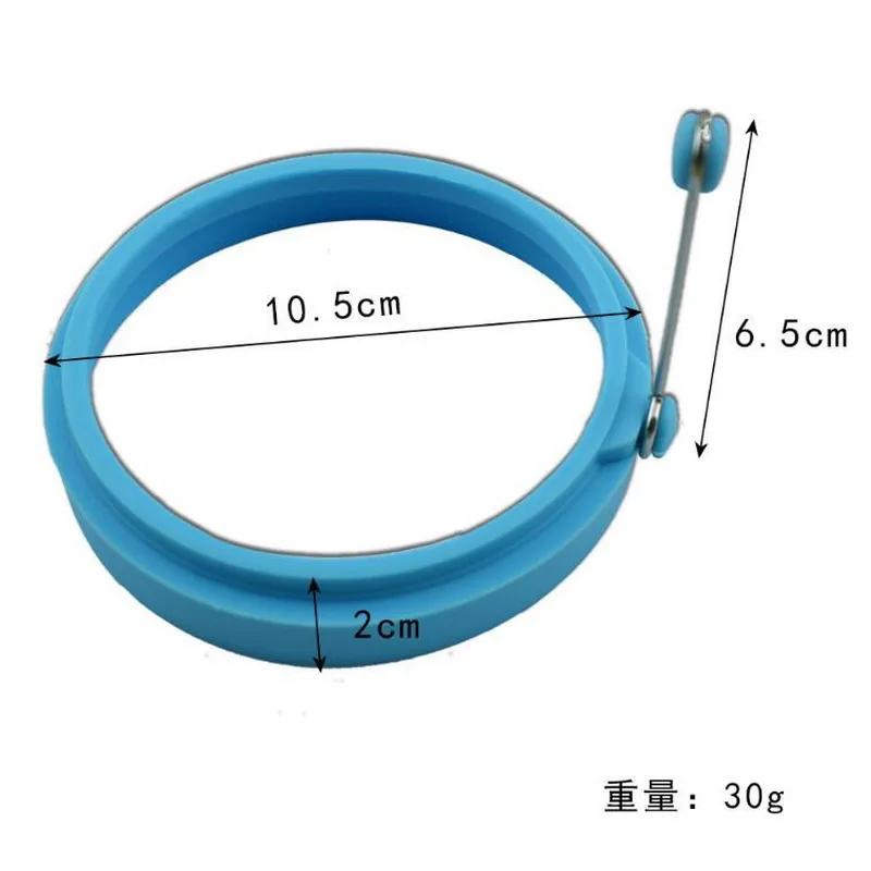 Nový silikonový kroužek na palačinky na smažené vejce Omeleta na smažené vejce Kulatá forma na vejce na vaření Snídaně Pánev na smažení Kuchyňská linka