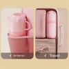 Sealed Travel Mouthwash Cup Dustproof Brushing Cup Multifunctional Toothbrush Box  Student