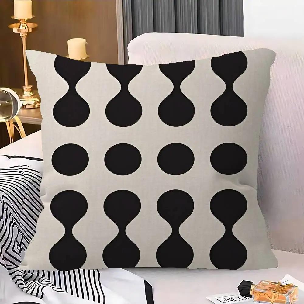 Heimdeko Geometrisches Abstraktes Muster Dekorative Kissenbezüge Muster Kissenbezug Geeignet für Sofa Schlafzimmer Auto Kissenbezug
