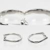 TIFFANY&Co. Bean Ring Pt950Platinum/Pave diamond #5.6(US Size) 5.5g Women Used