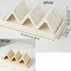 Retro Japanese Style Soap Dish Wave Shaped with Drainage Soap Holder Sandstone Minimalist Bathroom Soap Box Household