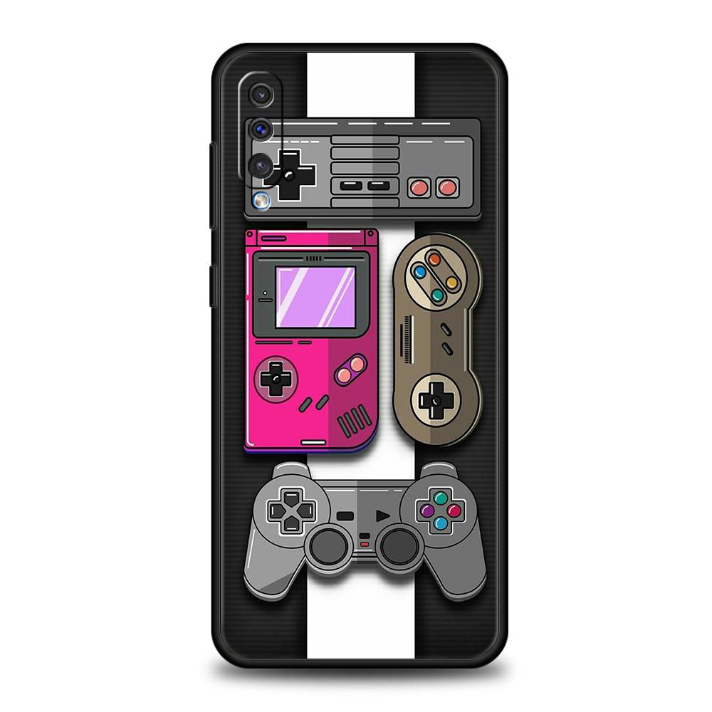 Retro Camera Games Tape Phone Case For Samsung A56 A36 A26 A24 A16 A14 A12 A32 A50 A70 A22 A40 A34 A54 A42 A52 5G A04s A06 Cover