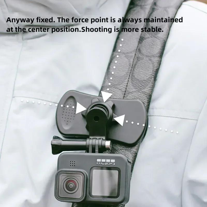 4-in-1 Action-Gimbal Rucksack-Clip Kit Adapter Rand-Erweiterungsclip Rotationshalter für DJI Osmo Pocket 3 Kamera Zubehör