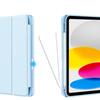 Case for iPad 11" 2025 A16 (11th gen.) / iPad 10.9" 2022 (10th gen.), Smart Pencil, with stylus holder, blue