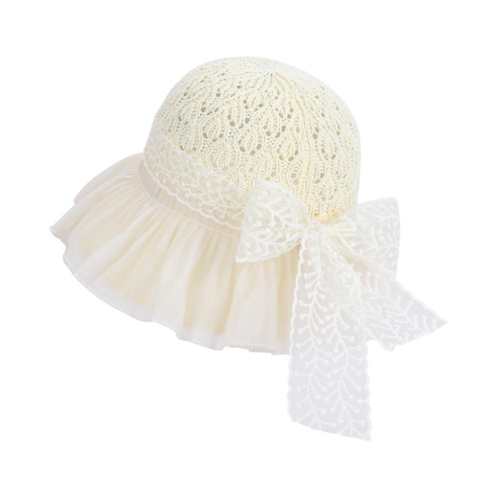 Breathable Vacation Beach Cap Lightweight Woven Sun Cap Wide Brimmed Straw Hat  Spring / Summer