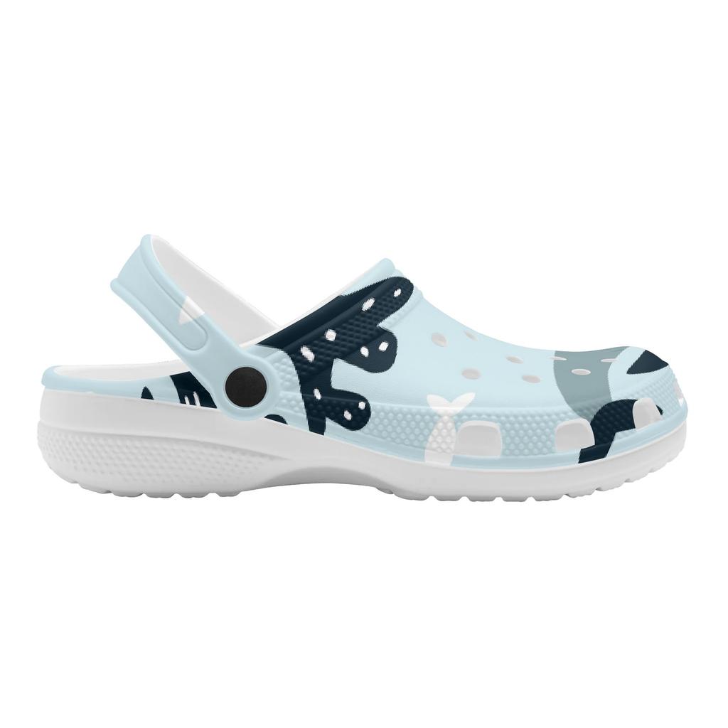 Cute Printed EVA Clogs for Women Men Lightweight Breathable Slip On Casual Shoes Soft Sole Summer Sandals Daily Comfort Wear