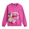 Li Ning X Disney Pixar Lotso Collection, Cartoon Letter Crew Neck Comfortable And Breathable Fleece Lined Thermal AWDU432-1