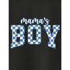 European Sizes MAMA's BOY Printed T-Shirt, Boys Casual Fashion Round Neck Short Sleeve T-Shirt Spring Summer, Boys Clothing