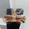 Colorful Square Sunglasses Women Men Rimless Sun Glasses Female Male Designer Brand Unisex Travel Outdoor