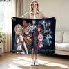 Sword Art Online Print Flannel Blanket High Quality Warm Comfortable Cover for All Seasons Perfect for Gifts Home Decor