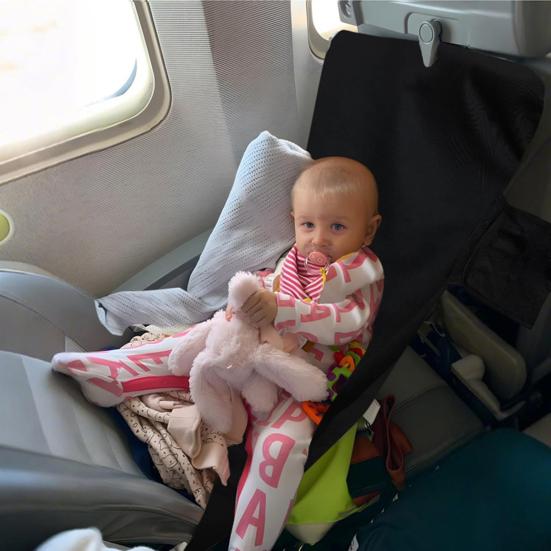 Baby Airplane Bed Portable Toddler Airplane Seat Extender Kids Long Flight Plane Foot Rest Bed Baby Travel Essentials