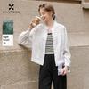 Xiangying Women's Lightweight Stand-Collar Casual Jacket
