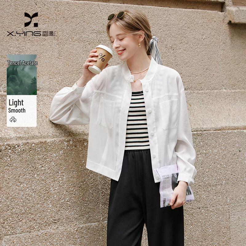 Xiangying Women s Lightweight Stand-Collar Casual Jacket XL