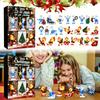 Festival Celebration Supplies Christmas Advent Calendar 2026, 24-Day Surprise Countdown with 24 Acrylic Pendants, Anime Themed Collectible Gifts