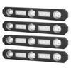 4Pcs Star Effect Car Interior Decorative Light Seat Bottom LED Light Strip Kit
