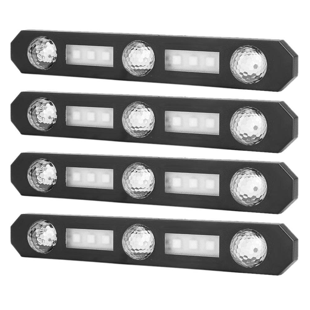 4Pcs Star Effect Car Interior Decorative Light Seat Bottom LED Light Strip Kit