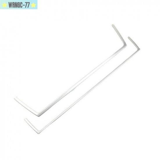 2pcs/Set Metal Car Central Control CD Panel Decor Strip For Bmw 5 F10 2010-2016