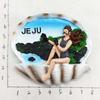 Korea Travelling Souvenirs Fridge Magnets Korean Resorts Tourist Souvenirs Magnetic Stickers for Message Board Home Decor