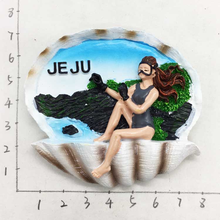Korea Travelling Souvenirs Fridge Magnets Korean Resorts Tourist Souvenirs Magnetic Stickers for Message Board Home Decor