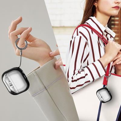 Étui pour écouteurs Yousheng pour Galaxy Buds 3/3Pro Résistant aux chocs Compatible Bluetooth Écouteurs sans fil Étui de chargement Housse Coque de protection transparente pour écouteurs