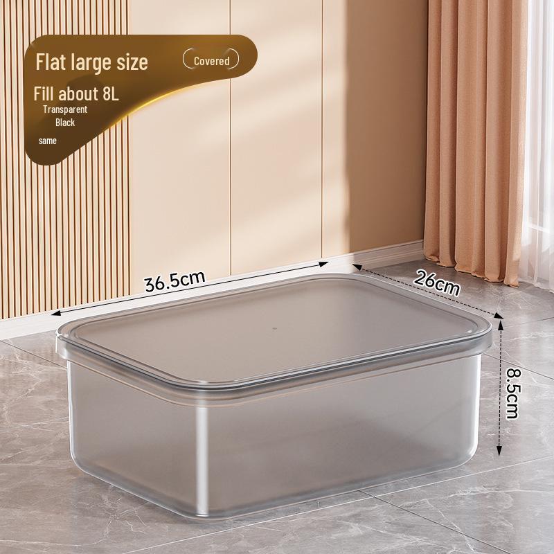Clear Plastic Storage Box for Toys, Snacks, and Clothes 