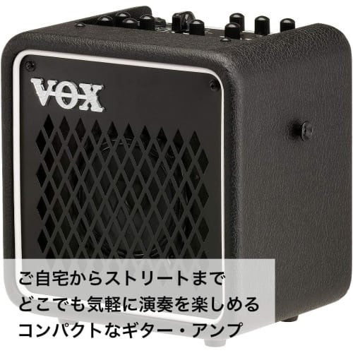 VOX MINI GO 3 3W Modeling Amplifier for Electric Guitar, Perfect for Home Practice, Portable, with Mic Input, Headphone Output, Effects, Rhythm Machin