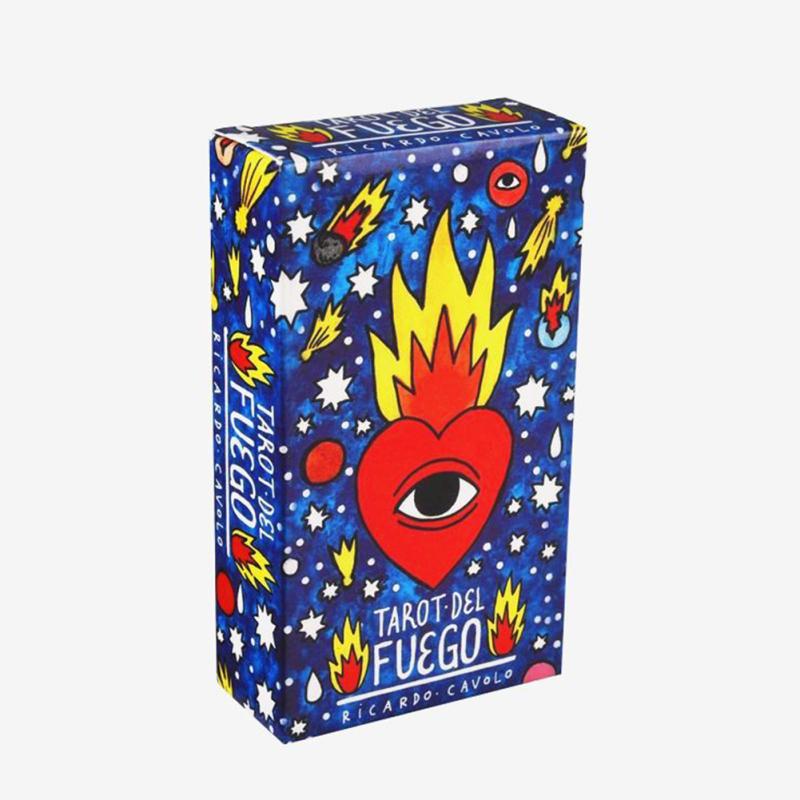78 Sheets Tarot Del Fuego Tarot Cards English Deck Board Cards Family Board Game Playing Game Cards